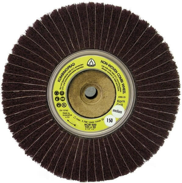 Klingspor Finishing Non - Woven Flap Wheel for Stainless Steel NCW600 - H - AIMS Industrial Supplies