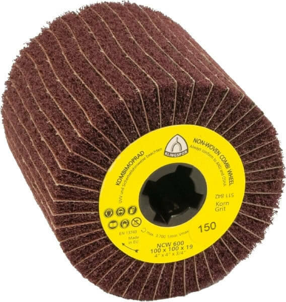 Klingspor Finishing Non-Woven Flap Wheel for Wood, Metals SM611-S - AIMS Industrial Supplies