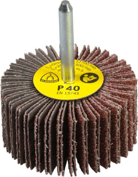 Klingspor Small Spindle Mounted Flap Wheel for Metals KM613 - AIMS Industrial Supplies