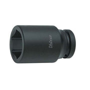 Ko-Ken 18300M deep impact socket in matt black with a 6-point opening, Ko-ken logo on the side and a square drive end