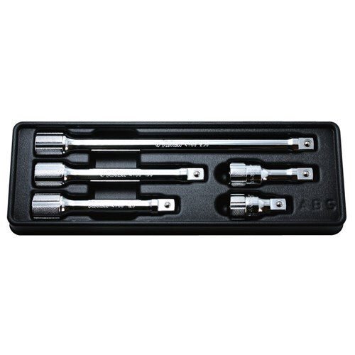 Ko-Ken 1/2" Drive Extension Bar Set 50 - 250mm, 5 Pieces - KOPK4760/5 - AIMS Industrial Supplies