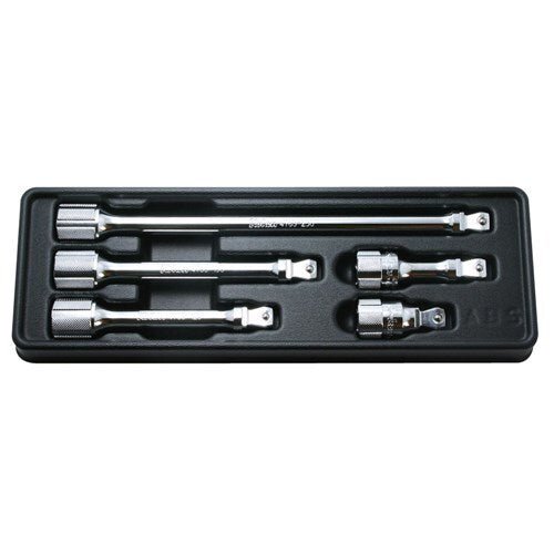Ko-Ken 1/2" Drive Wobble Fix Extension Set (50 - 250mm), 5 Pieces - AIMS Industrial Supplies