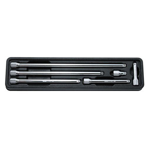 Ko-Ken 1/4" Drive Wobble Fix Extension Set (28 - 250mm), 6 Pieces - AIMS Industrial Supplies