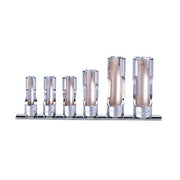 Ko - Ken 3/8" Dr. Flare Nut Socket Set On Rail 8 - 19mm, 6pcs - KORS3300FN/6 - AIMS Industrial Supplies
