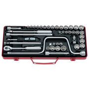 Ko - Ken 3/8" Drive AF/Metric Socket Set, 42 Pieces - KO3201AMW - AIMS Industrial Supplies