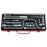 Ko-Ken 3/8" Drive AF/Metric Socket Set, 42 Pieces - KO3201AMW1
