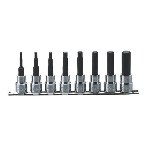 Ko-Ken 3/8" Drive Inhex Bit On Rail Socket Set - AIMS Industrial Supplies
