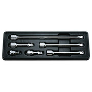 Ko-Ken 3/8" Drive Wobble Fix Extension Set (32 - 250mm), 6 Pieces1