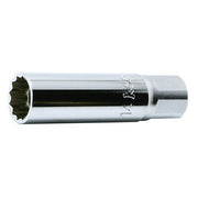 Ko-ken 3/8" Socket Sparkplug with Margnet 12Pt Metric - AIMS Industrial Supplies