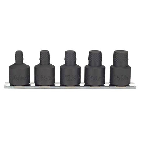 Ko-Ken Bolt Twister Set On Rail 1/2" Drive 8 - 16mm L37, 5pcs1