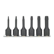 Ko - Ken Bolt Twister Set On Rail 1/2" Drive 8 - 16mm L75, 5pcs - AIMS Industrial Supplies