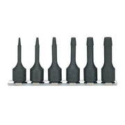 Ko-Ken Bolt Twister Socket Set On Rail (2 - 10mm) x 60mm, 3/8" Drive - AIMS Industrial Supplies