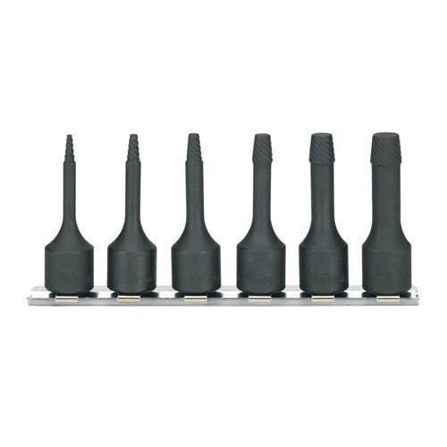 Ko-Ken Bolt Twister Socket Set On Rail (2 - 10mm) x 60mm, 3/8" Drive - AIMS Industrial Supplies