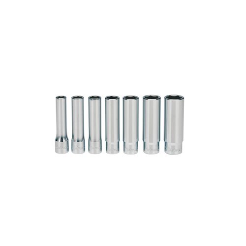 Ko-Ken Deep Socket Set 1/4" Drive 1/4" - 1/2", 6 Point - 7Pcs - KO2274A - AIMS Industrial Supplies