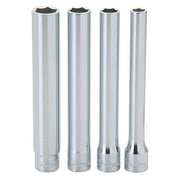 Ko-Ken Extra Deep Socket Set 3/8" Drive - 6 Point, 4 Pieces - AIMS Industrial Supplies