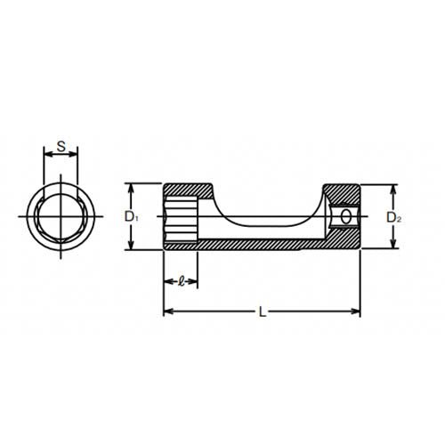 Ko - Ken Flare Nut Socket - AIMS Industrial Supplies