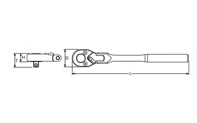 Ko - Ken Flexible Ratchet - Quick Release - AIMS Industrial Supplies