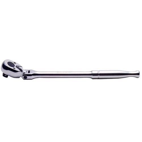 Ko-Ken Flexible Ratchet Reversible 1/2" Drive Polished Handle - KO4774P