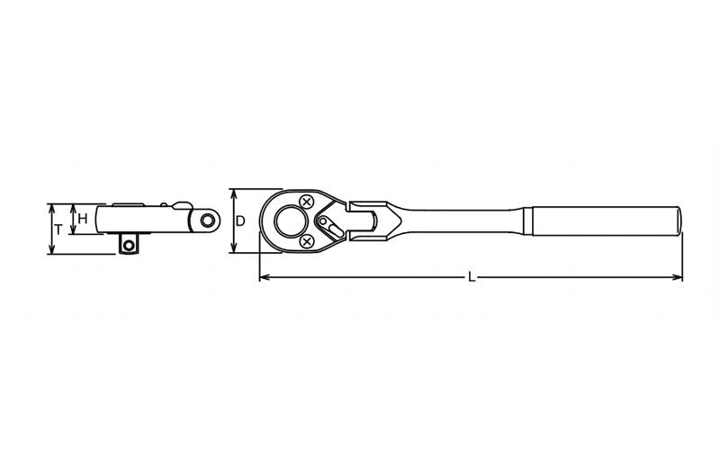 Ko - Ken Flexible Ratchet Reversible - AIMS Industrial Supplies