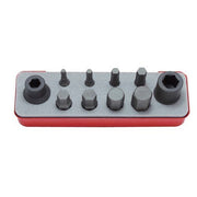 Ko - Ken Impact Inhex Socket Set 1/2" Drive 5 - 19mm, 10pcs - KO14209M - AIMS Industrial Supplies
