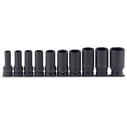 Ko - Ken Impact Socket Set On Rail - AIMS Industrial Supplies