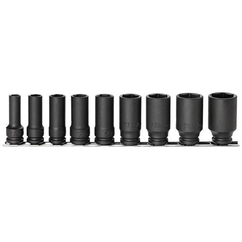 Ko - Ken Impact Socket Set On Rail - AIMS Industrial Supplies