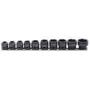 Ko - Ken Impact Socket Set On Rail - KORS14401MS/10 - AIMS Industrial Supplies