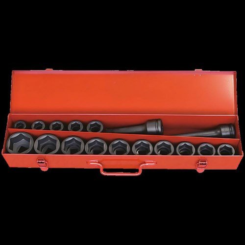 Ko - Ken KO16245M 3/4" Drive Impact Socket Set, 17 Pieces - AIMS Industrial Supplies