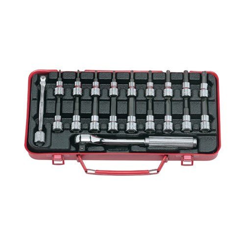 Ko - Ken KO3276 3/8" Drive Screwdriver Bit Socket Set, 20 Pieces - AIMS Industrial Supplies