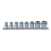 Ko - Ken Nutgrip Socket Set 3/8" Drive 8 - 19mm, 8pcs - KORS3450M/8 - AIMS Industrial Supplies