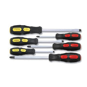 Ko-Ken Phillips And Slotted Blade Thru Screwdriver Set, 6Pieces - KO166PS/6 - AIMS Industrial Supplies