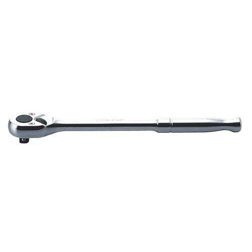 Ko-Ken Ratchet 1/4" Drive x 160mm Polished Handle - KO2753P160 - AIMS Industrial Supplies