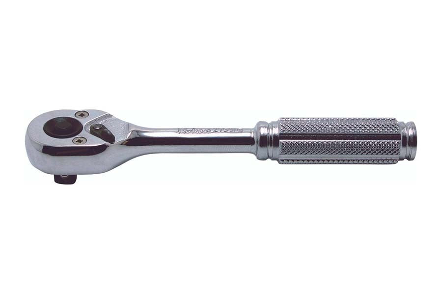 Ko-Ken Ratchet Flex Head Quick Release 1/4" Drive Knurled Handle