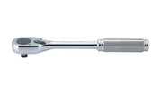 Ko - Ken Reversible Ratchet 3/8" Drive x 200mm 24 Gears - Knurled Handle - AIMS Industrial Supplies