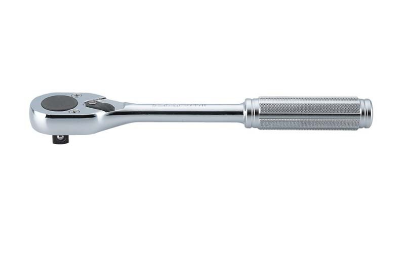 Ko-Ken Reversible Ratchet 3/8" Drive x 200mm 24 Gears - Knurled Handle1