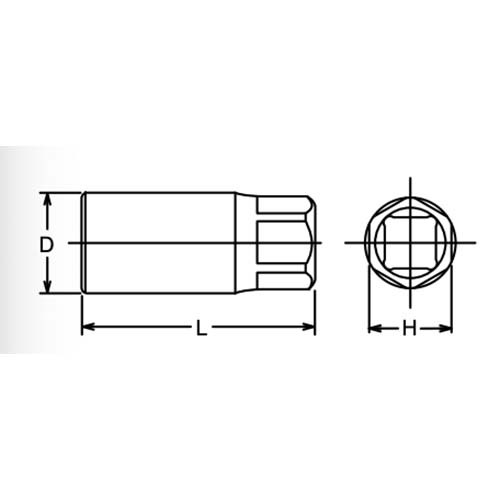 Ko-Ken Screw/Stud Puller 3/4" Drive2