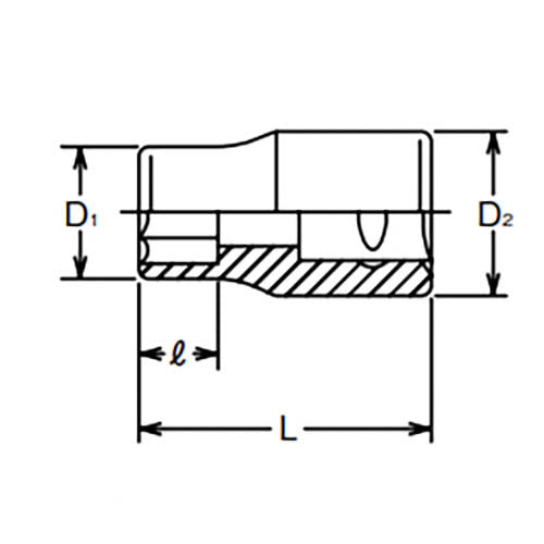 Ko-Ken Socket 1/4" Drive - Whitworth2