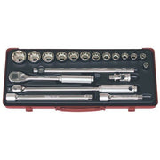 Ko - Ken Socket Set 1/2" Drive 3/8 - 1 1/4" AF, 19pcs - KO4241A - AIMS Industrial Supplies