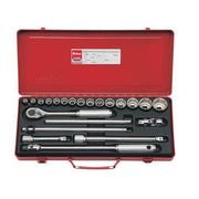 Ko - Ken Socket Set 1/2" Drive 3/8 - 1 1/4" AF, 22pcs - KO4244A - AIMS Industrial Supplies