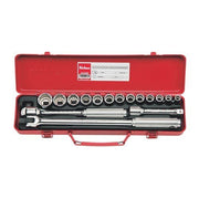 Ko - Ken Socket Set 1/2" Drive 3/8 - 1" AF, 17pcs - KO4230A - AIMS Industrial Supplies