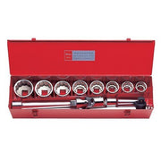 Ko - Ken Socket Set 12 Point 35 - 63mm, 12 Pieces - KO8200M - AIMS Industrial Supplies