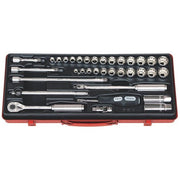 Ko-Ken Socket Set 3/8" Drive Metric & AF (9-22mm & 5/16"-7/8"AF), 35 Pcs1