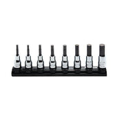 Ko-Ken Socket Set Inhex On Magnetic Rail 3/8" Drive (3 - 12mm) x 50mm, 8Pcs - AIMS Industrial Supplies