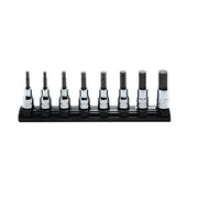 Ko-Ken Socket Set Inhex On Magnetic Rail 3/8" Drive (3 - 12mm) x 50mm, 8Pcs1