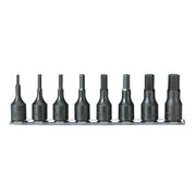 Ko-Ken Socket Set Inhex On Rail 3/8" Drive 1/8 - 1/2" AF, 8Pieces - AIMS Industrial Supplies