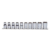 Ko - Ken Socket Set On Rail 1/2" Drive 10 - 22mm, 10pcs - KORS4400M/10 - AIMS Industrial Supplies