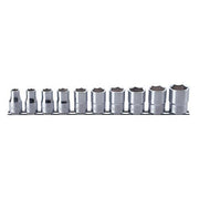 Ko - Ken Socket Set On Rail 1/2" Drive 3/8 - 15/16" AF - KORS4400A/10 - AIMS Industrial Supplies