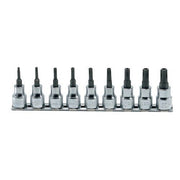 Ko - Ken Socket Set On Rail 3/8" Dr. Penta - Lobe 10PR - 50PR, 8pcs - AIMS Industrial Supplies