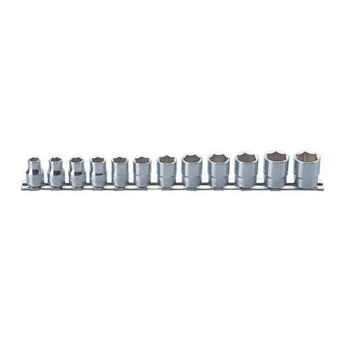Ko - Ken Socket Set On Rail 3/8" Drive - AIMS Industrial Supplies