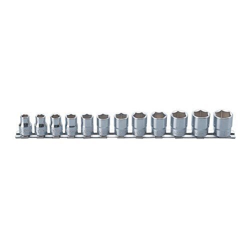 Ko - Ken Socket Set On Rail 3/8" Drive - AIMS Industrial Supplies